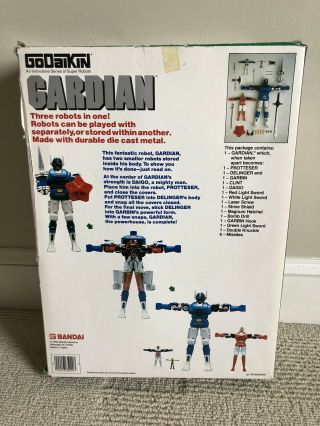 1982 GoDaiKin GARDIAN - Vintage Diecast Robot - Japan - RARE 2
