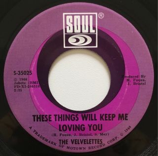 The Velvelettes Rare These Thing Will Keep Me Loving You Northern 45 Hear