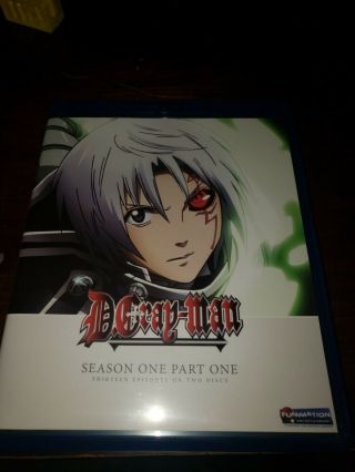 D.  Gray - Man Season One Part One Rare Blu Ray Disc Set Anime Gothic