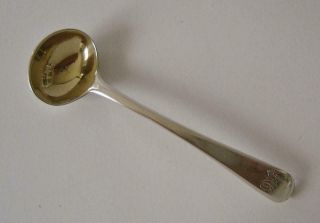 A George Iii Sterling Silver Mustard Spoon London 1809 Eley Fearn & Chawner