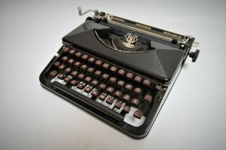 Rare Schmitt Express Bakelite Typewriter Vintage For Parts/repair /1952 Art Deco