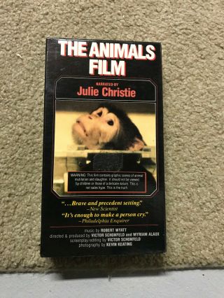 The Animals Film Vhs Oop Rare Big Box Slip