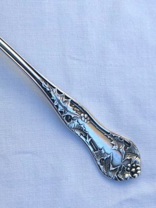 Antique 1904 Smith Holly Silverplate Serving Fork No Monogram 2