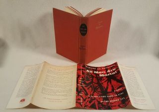 Simone De Beauvoir,  All Men Are Mortal,  Rare 1st Edition W/ Dust Jacket (1955)