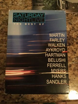 Snl Saturday Night Live The Best Of Dvd Box Set 10 Farley Sandler Ferrell Rare
