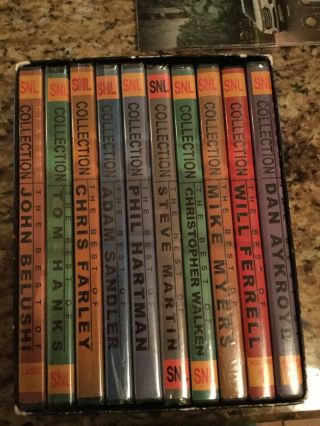 SNL Saturday Night Live The Best of DVD Box Set 10 Farley Sandler Ferrell RARE 2