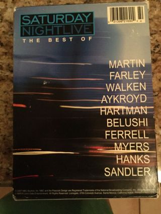 SNL Saturday Night Live The Best of DVD Box Set 10 Farley Sandler Ferrell RARE 3