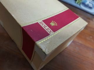 Authentic Rolex 60s Vintage Red Stripe Outer Box - Rare