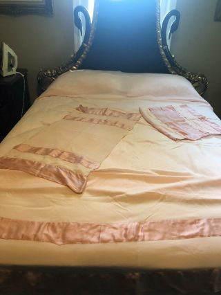 Vintage French Silk Bedding