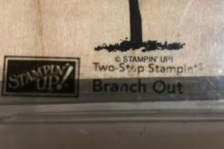 Stampin’ Up BRANCH OUT Stamp Set Holiday Seasons Tree Swing Snow RARE RETIRED 2