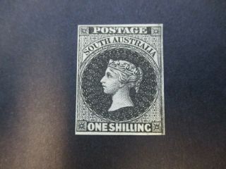South Australia Stamps: 1/ - Plate Proofs Mnh - Rare (e395)
