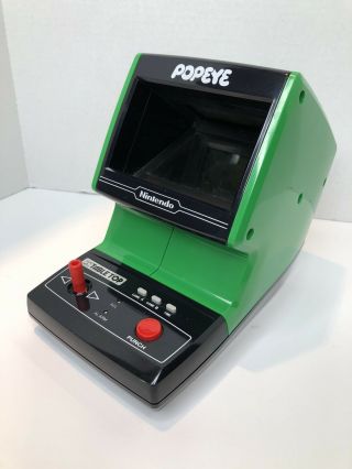 Nintendo Popeye Tabletop Game And Watch Arcade - Rare