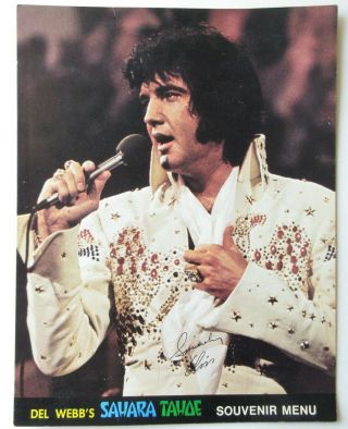Vintage 70s Elvis Presley Del Webb 