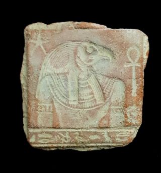 Gorgeous Rare Falcon Horus Relief Ancient Egypt Antique Plaque Wall Carved Stone