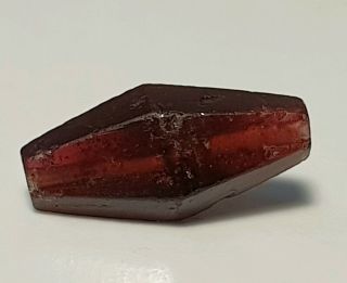 Ancient Rare Pyu South East Asian Faceted Garnet Bead (12 Sided)