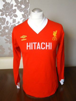 Liverpool 1979 Umbro Hitachi Home Shirt Medium Adults Rare Old Vintage