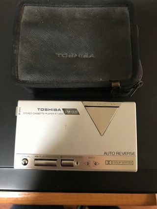 Vintage Rare Toshiba Kt - As10 Radio Cassette Player