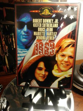 1969 (dvd) Starring Robert Downey Jr.  & Kiefer Sutherland Rare & Oop 1988
