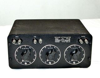 Rare General Radio Decade Attenuator Type 1450 - Hb Made In The Usa