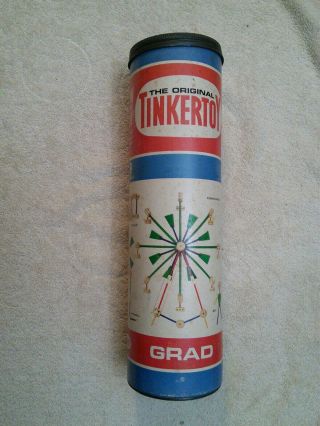 Vintage Tinkertoy No.  146 / 183 Parts