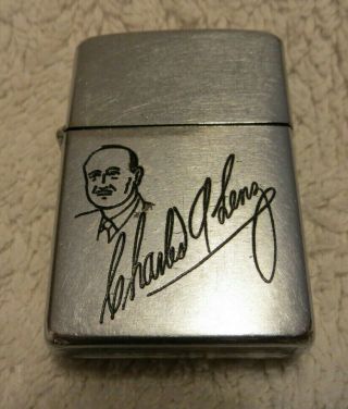 1940s Pat 2032695 Very Rare Zippo Lighter Htf Vintage Line Drawn Charles Leng