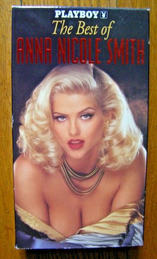 Playboy The Best Of Anna Nicole Smith Vhs Tape Rare Shape