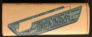 Rare British Rizla With Wrapper/free Sample Papiers A Cigarette Rolling Papers