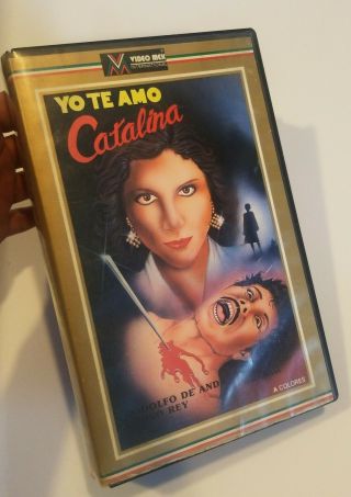 Yo Te Amo Catalina - Mexi Spanish Horror Vhs Rare
