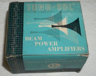 Matched Pair Rare Tung Sol 6bq5 Tubes In Twin Pack,  Old Stock - Test Good