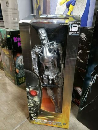Neca Reel Toys,  Terminator 2,  T2 Endoskeleton 18 " Action Figure,  Rare,  T - 800