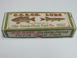 Rare Vintage Creek Chub Empty Box No.  3000