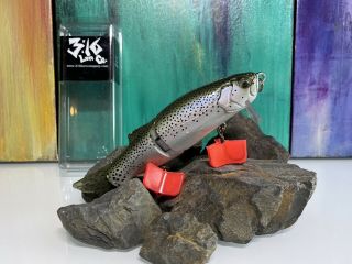 3:16 Lure Company Baby Wake Swimbait Trout Color Top Water Bait - Rare