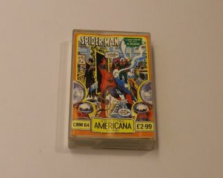 Rare Questprobe: Spiderman By Scott Adams And Marvel For Commodore 64