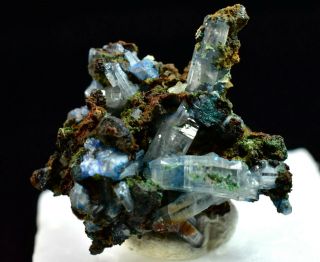5.  5g Natural Linarite And Cerussite Crystal Rough Rare Mineral Specimen Guilin