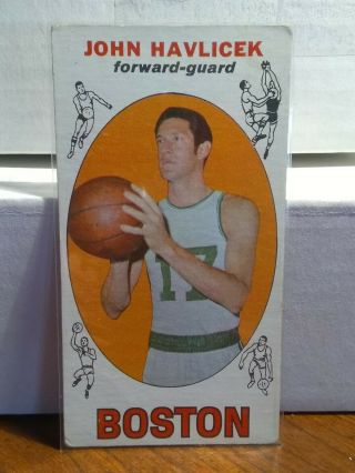 1969 - 70 Topps Vintage Nba Basketball 20 John Havlicek Boston Celtics Rare