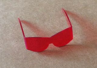 Vtg Barbie Skipper Scooter Doll Land And Sea Red Wrap Sunglasses