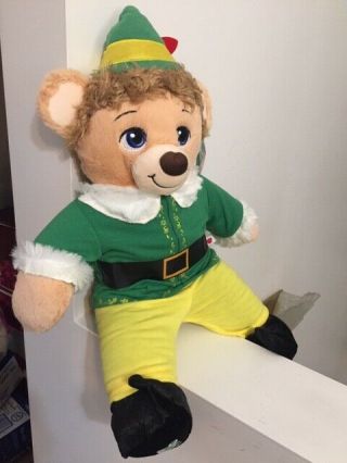 Euc Build A Bear 19 " Buddy The Elf W/elfsuit & Sound Christmas Display Only Cute
