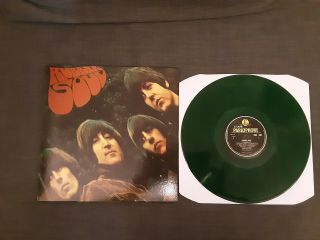 The Beatles - Rubber Soul - Rare 12 " Green Colour Mono Vinyl Reissue Lp