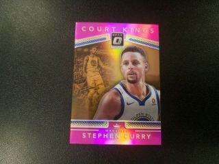 Stephen Curry 2017 - 18 Optic Prizm Pink Refractor Ssp /25 Court Kings Rare
