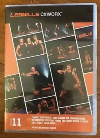 Les Mills Cxworx 11 Complete Release Dvd Cd Choreography Rare