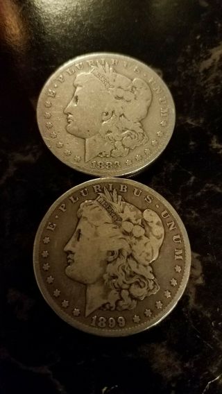 1883 1899 O Morgan Silver Dollar Half Eagle Silver Coin Not Gold Indian Rare