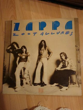 Frank Zappa Zoot Allures 1976 Lp Vinyl Vg - Nm Rare Canadian Pressing