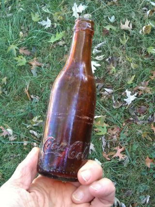 Coca - Cola Lexington Ky Amber Coke Bottles Soda Pop Old Kentucky Antique Bottle