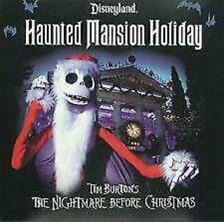 Disneyland Haunted Mansion Holiday The Nightmare Before Christmas Cd Rare Oop