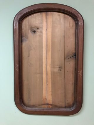 Antique Oval Shaped Wood Frame : Mirror Frame 31 " X19 "