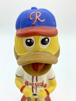 Rare Richmond Braves " Diamond Duck " Mascot Bobblehead - Aaa Atlanta Braves