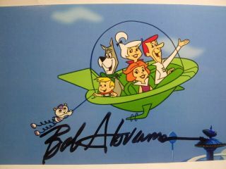 Bob Abrams Authentic Hand Signed Photo - The Jetsons - Cartoon Artist - Rare