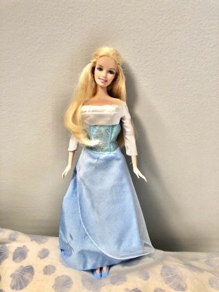 Swan Lake Barbie Doll As Odette Rare Peasant Dress