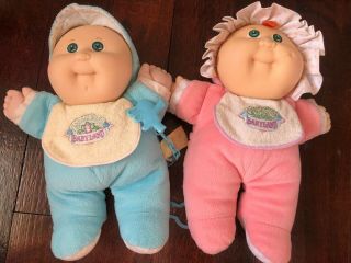 Vintage Cabbage Patch Dolls Babyland Kids Doll Kid Twins Boy Girl 1988 Baby Land