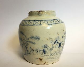 Antique Chinese Ginger Jar Blue And White 2